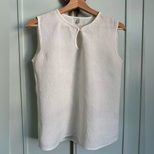Sleeveless, Pure Brazilian Linen Top